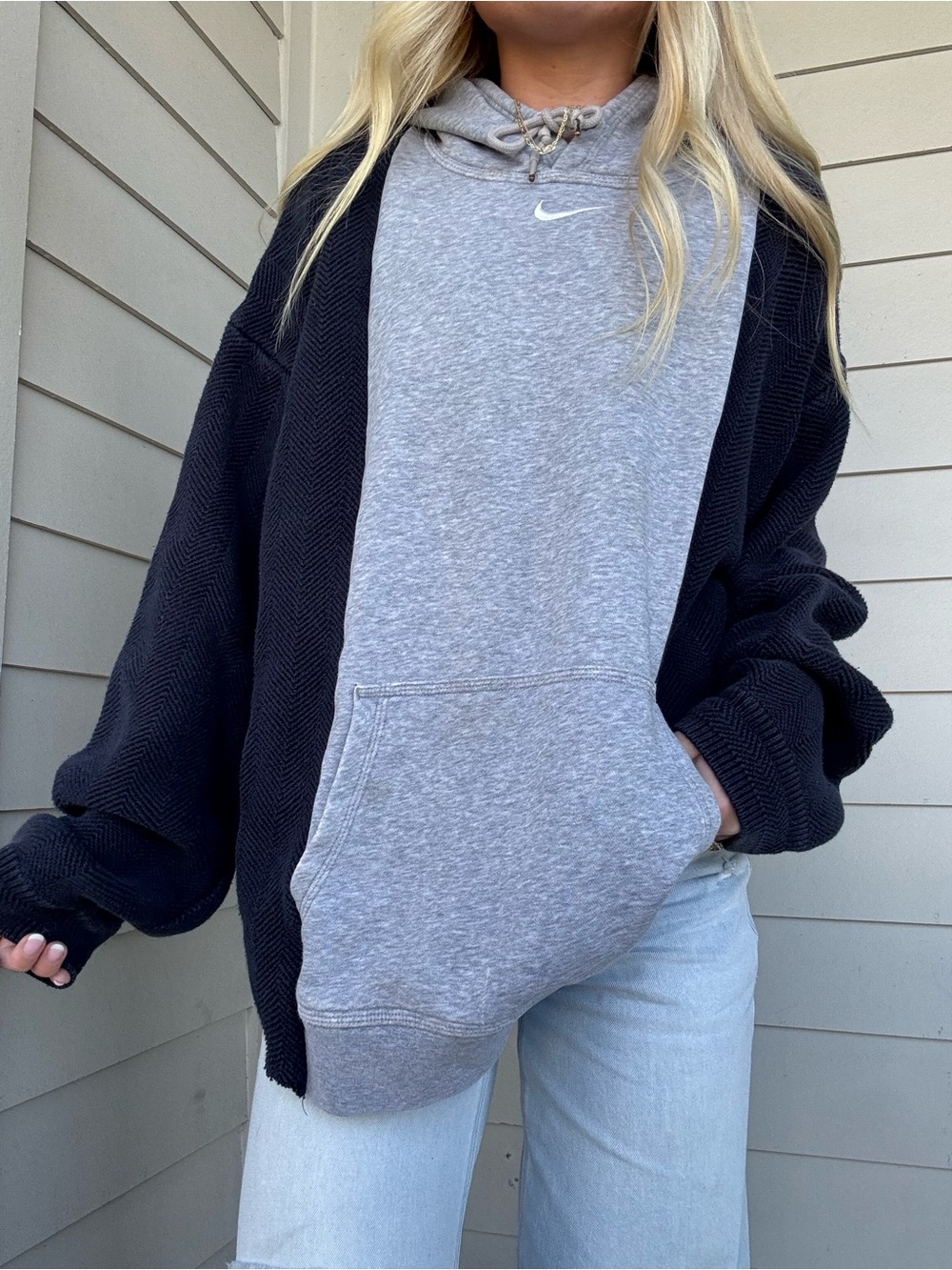Upcycled Nike Hoodie - Picture 2 of 4